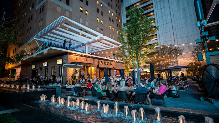 One of Dallas' newest go-to spots is JAXON, which is steps away from several downtown hotels and a short walk from the Kay Bailey Hutchison Convention Center.