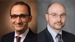 Left to right: Miklos Kertai, MD, PhD, and Juan Cata, MD.