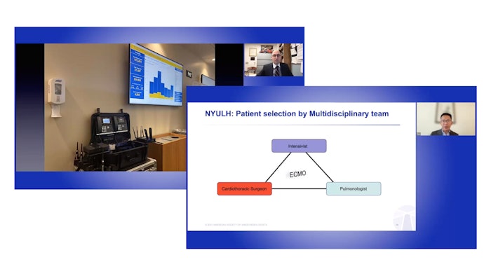 Top, left: Mark E. Nunnally, MD, FCCM, and Thomas Jan, MD, MPH of NYU Langone Health.