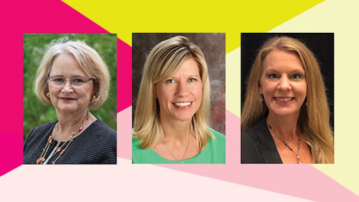 From left: Linda S. Tyler, Julie A. Groppi, and Terri Jorgenson