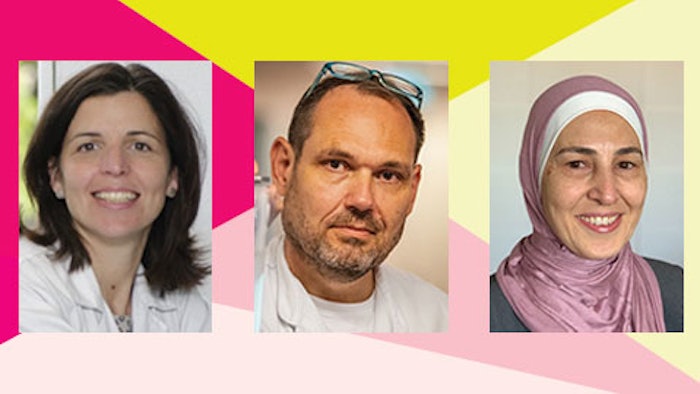 From left: Ana Herranz Alonso, Gerard Hugenholtz, and Lama Nazer