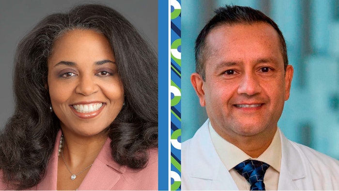 Left to right: Amy McMichael, MD, FAAD, and Amit G. Pandya, MD, FAAD.