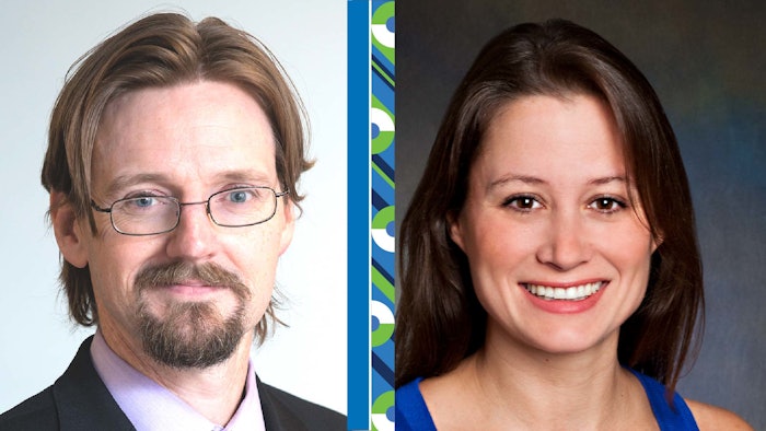 Left to right: Ryan Sullivan, MD, and Nicole R. LeBoeuf, MD, MPH, FAAD.