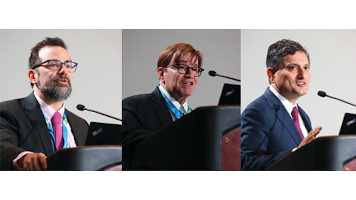 From left to right, Eric Simpson, MD, MCR, FAAD, Jerry Shapiro, MD, FAAD, and Murad Alam, MD, FAAD.