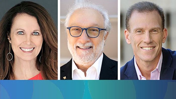 From left to right: Libby Gill, Robert Spector, and Jamie Metzl