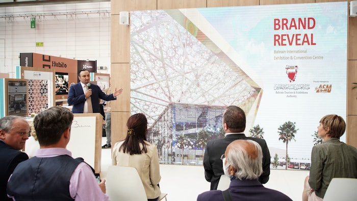 The global brand reveal of the Middle East’s newest exhibition and convention centre was announced at IMEX in Frankfurt, showcasing the dynamic, progressive and collaborative culture of the Kingdom of Bahrain.
