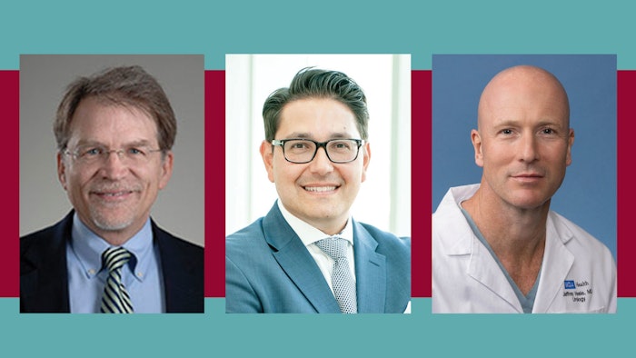 From left: Michael A. Rees, MD, PhD; Alp Sener, MD, PhD, FRCSC; and Jeffrey Lorne Veale, MD