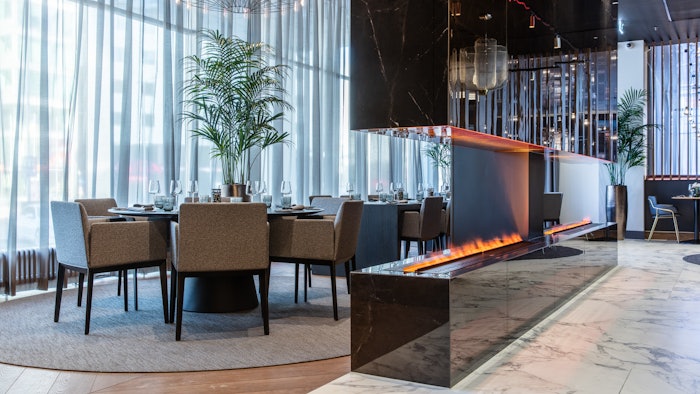 The design goal of the Radisson Collection Hotel, Tallinn, was to achieve a modern and unique look.