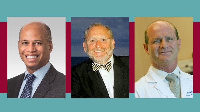 From left: Nelson E. Bennett, MD; Gerald B. Brock, MD, FRCSC; and John P. Mulhall, MD, MSc, FECSM, FACS, FRCSI