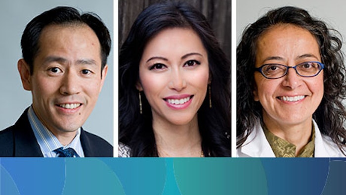 From left to right: Hensin Tsao, MD, PhD, FAAD, April W. Armstrong, MD, MPH, FAAD, and Sandy Sharon Tsao, MD, FAAD.