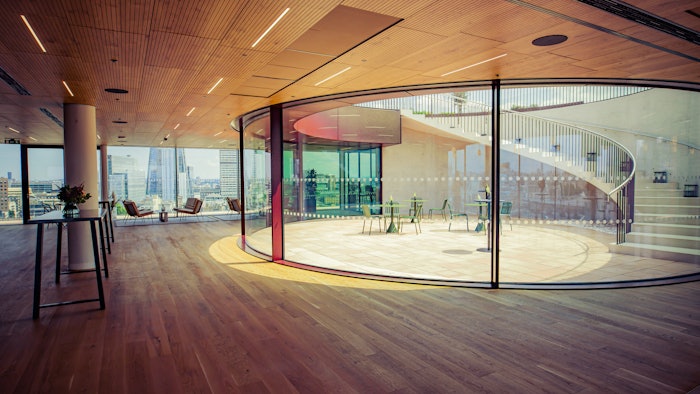Rose Court Events’ interiors feature clean lines and sleek, natural materials and colors.