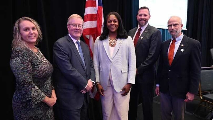 Left to right: Kristin McCabe-Kline MD, FACEP; Jeffrey M. Goodloe MD, FACEP; Aisha Terry MD, MPH, FACEP; Ryan Stanton MD, FACEP, and Gabe Kelen, MD, FRCP(C), FACEP.