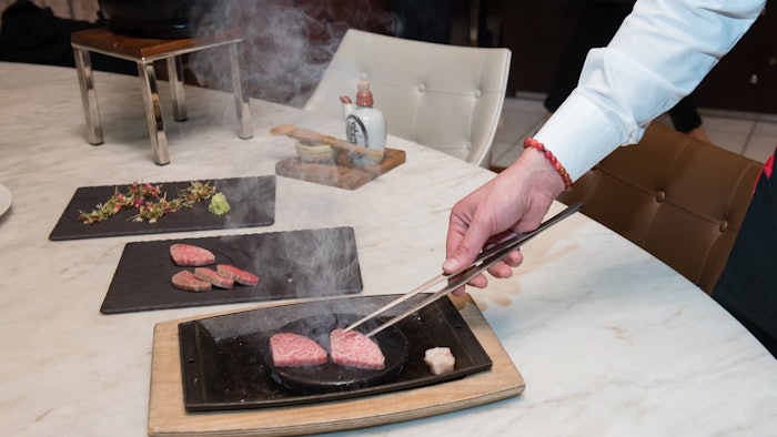 The Ultimate Client VIP Experience culinary tour in Las Vegas features signature dishes and coveted seating at fine restaurants.