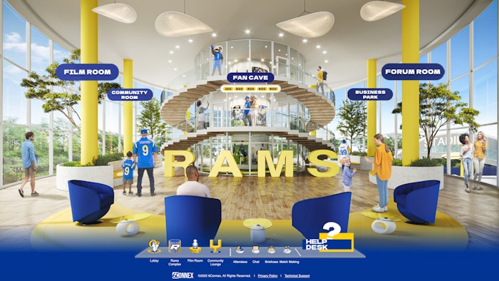 A partnership between the Los Angeles Rams and 6Connex pushes the boundaries of the fan experience and helps everyone engage with the team in new ways.