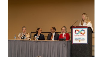 (From Left) Patti J. Ayars, Dana M. Thompson, MD, MS, MBA, Rahul Shah, MD, MBA, Carole R. Bradford, MD, MS, and Claire M. Lawlor, MD.