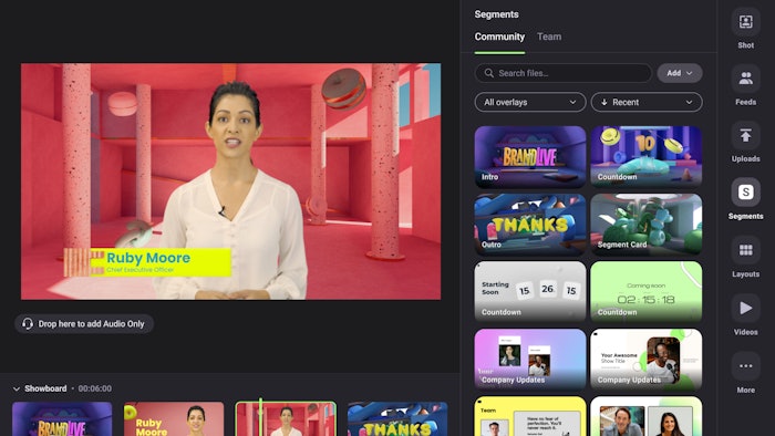 According to Brandlive, showrunners are the definitive voice for how a virtual event should be run.