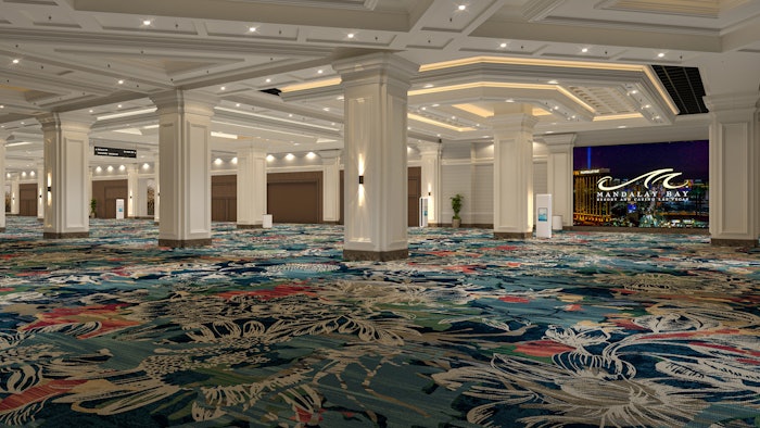 Mandalay Bay’s remodeled space will reflect contemporary design elements, and also take into consideration the importance of practical enhancements such as brighter lighting, streamlined signage and inviting seating nooks for on-the-go attendees.