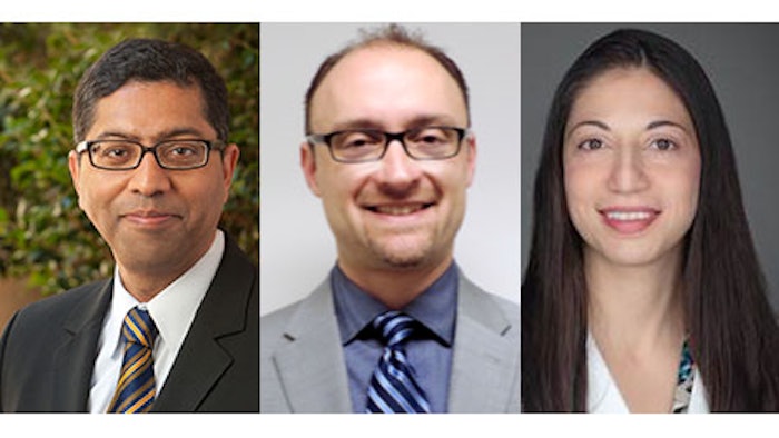 Left to right: Sesh Mudumbai, MD, Kent Berg, MD, MBA, and Nasrin Aldawoodi, MD