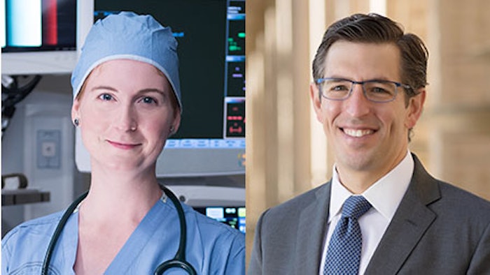 Left to right: Elizabeth Whitlock, MD, MS and Brian T. Bateman, MD, MSc.