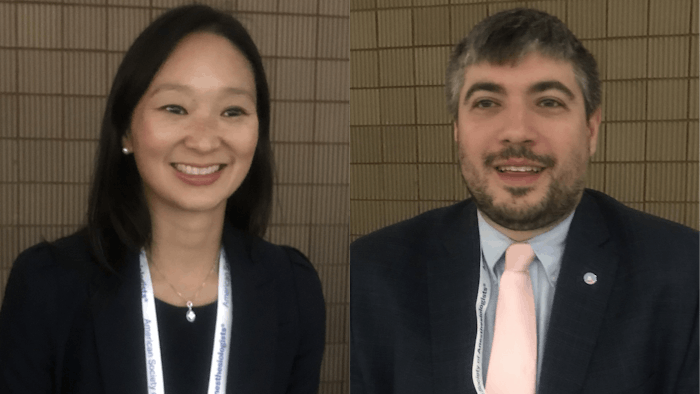 Left to right: Marianne Chen, MD and John Sours, MD
