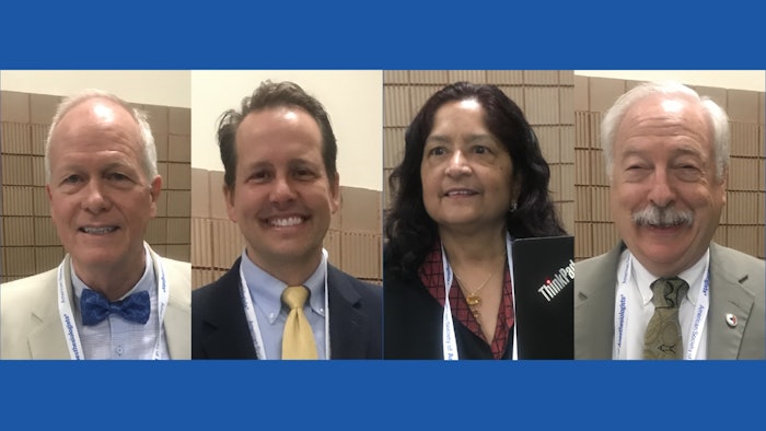 Left to right: Mark Singleton, MD, Aaron Tebbs, MD, FASA, Rita Patel, MD, FASA, and Andrew Herlich, DMD, MD, FAAP, FASA