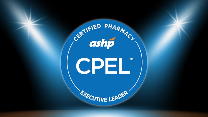 Seal that says Certified Pharmacy Executive Leader