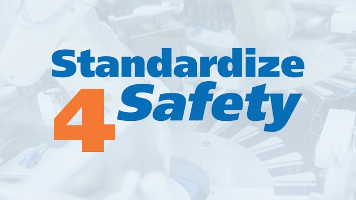 Graphic reading Standardized 4 Safety