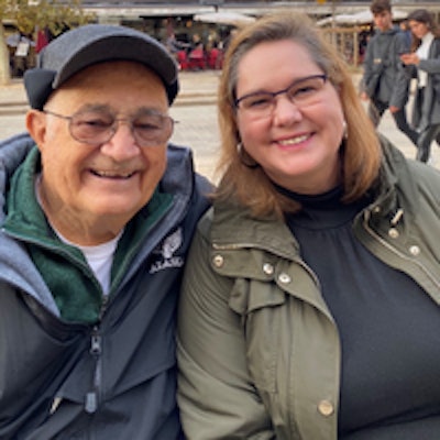 Photo of Pat Peters and his daughter Trish Brown