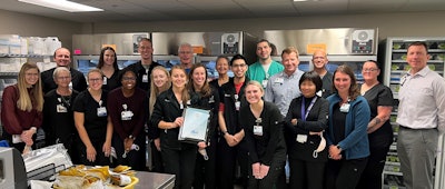 St. Luke’s Hospital staff receiving certification