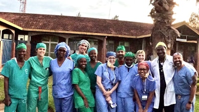 Group photo of the MMFC and Kibagabaga Hospital surgical teams that worked together for the week of the mission.