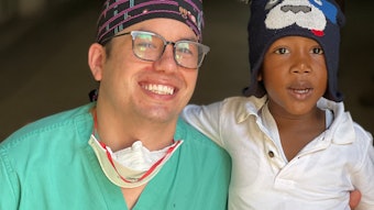 Patient, Adrian Chacha, enjoying new nasal breathing.