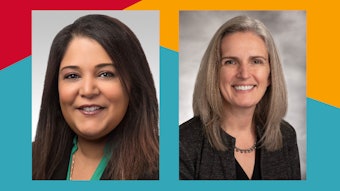 Head shots of Gopi Astik and Joanna Bonsall