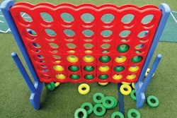 Picture of a large connect 4 game