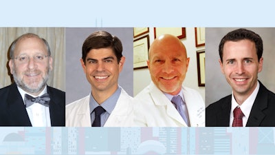 From left: Gerald Benjamin Brock, MD, FRCSC; Thomas A. Masterson, III, MD; John Patrick Mulhall, MD, MSc, FECSM, FACS, FRCSI; and Landon Trost, MD