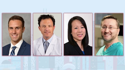 From left: Michael Borofsky, MD; Scott Eggener, MD; Melissa Huynh, MD, MPH; and Ahmad Shabsigh, MD