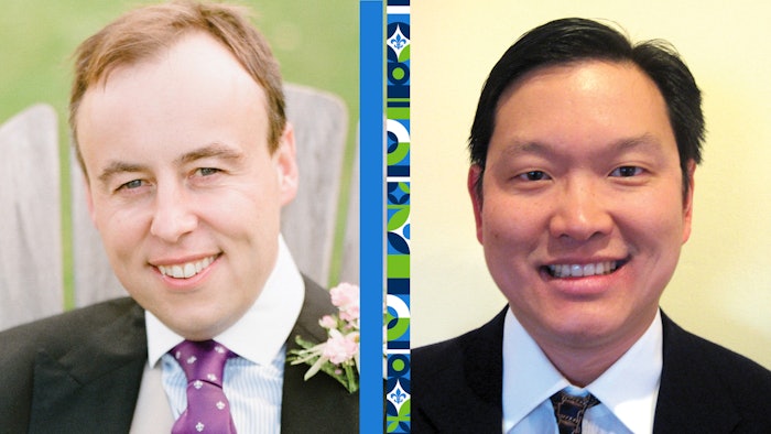 Left to right: Kieron Leslie, MBBS, and Albert Liu, MD, MPH
