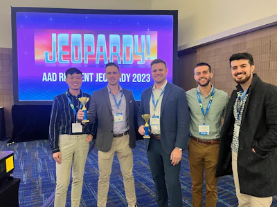 Left to right: Harry Liu, MD, Michael Foss, DO, Zackary Whitney, DO, Michael Stephens, MD, and Touraj Khosravi, MD