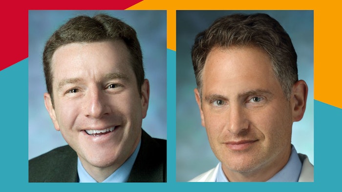 Head shots of Leonard Feldman, MD, FACP, FAAP, SFHM, and Daniel Brotman, MD, FACP, MHM