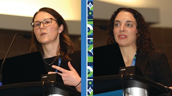 Left to right: Maria Aleshin, MD, FAAD, and Silvina Pugliese, MD, FAAD