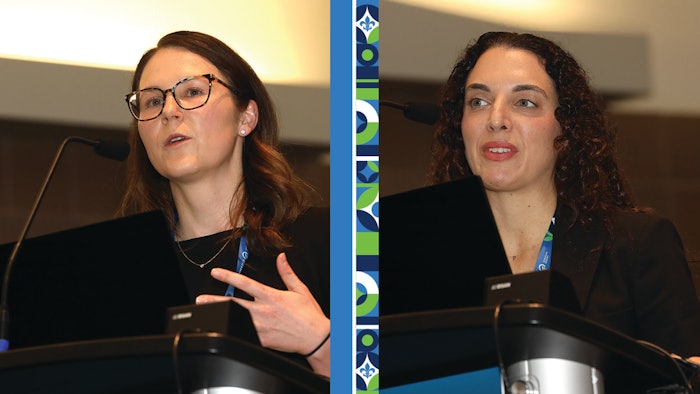 Left to right: Maria Aleshin, MD, FAAD, and Silvina Pugliese, MD, FAAD