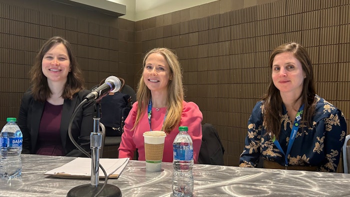 Left to right: Rebecca I. Hartman, MD, MPH, FAAD, Abigail Baird Waldman, MD, FAAD, and Emily S. Ruiz, MD, FAAD.