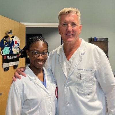 Vanessa Nwaiwu (left) and William R. Blythe, MD (right).