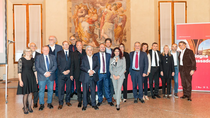 The 14 honourees at the 2023 Bologna Ambassador Awards were presented on 3 April at the Cappella Farnese in Bologna.
