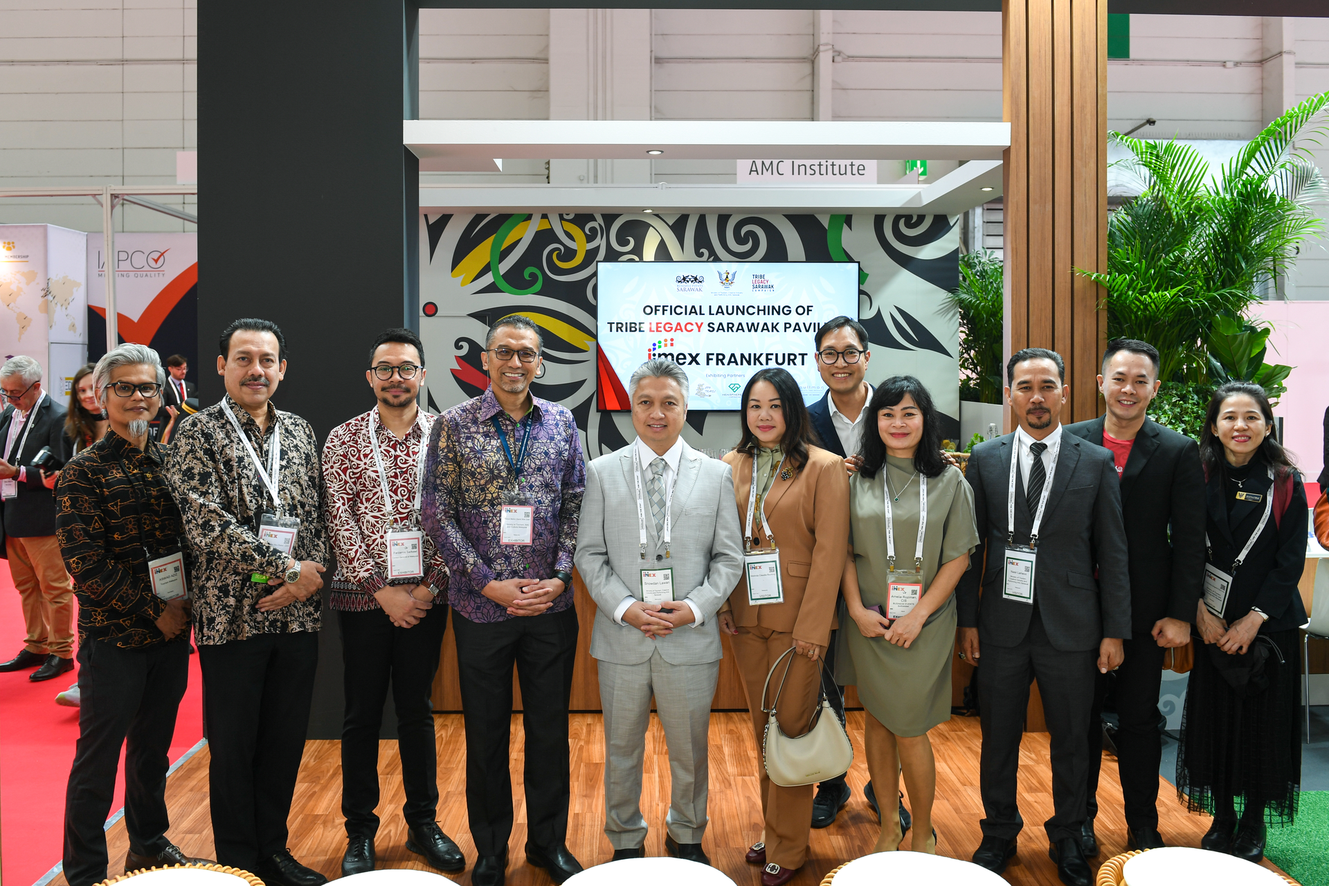 Business Events Sarawak launches the Tribe Legacy Sarawak pavilion at IMEX.