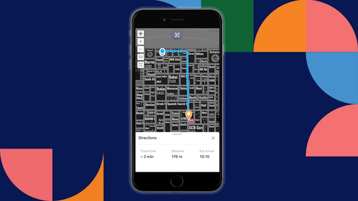 The IMEX Group has licensed the ground-breaking QR code indoor navigation solution for the 2023 editions of its shows.