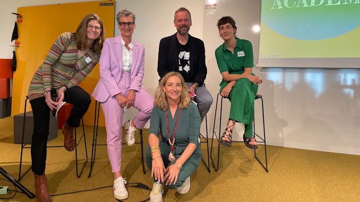 Pictured, from left: Sabine Pracht, coach and journalist; Sabine Böhling, sb2 concepts; Tanja Knecht, brand ambassador, IMEX Group; Christoph Soukup and Anne-Sophie Müller, Trash Galore.