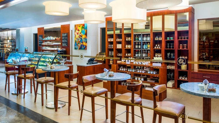 Cornerstone Deli restaurant elevates the deli concept by offering quick fare as well as homemade ice cream, traditional Sambal and an impressive wine cellar.