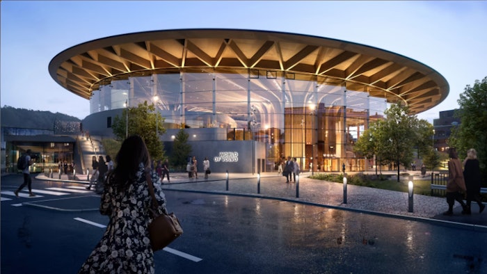 With its size and spectacular Nordic architecture, reminiscent of a giant tree with large glass windows, World of Volvo will be visible from afar and become an early landmark for everyone who arrives in the city.