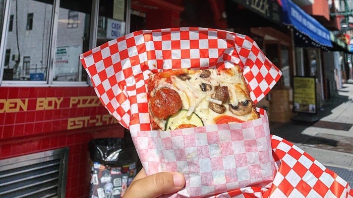 Golden Boy Pizza is just one of many culinary delights to be found in San Francisco’s North Beach area.