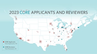 Distribution of CORE Grant applicants and reviewers across the United States.